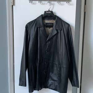 Men's Leather Jacket with zip out Thinsulate Lining